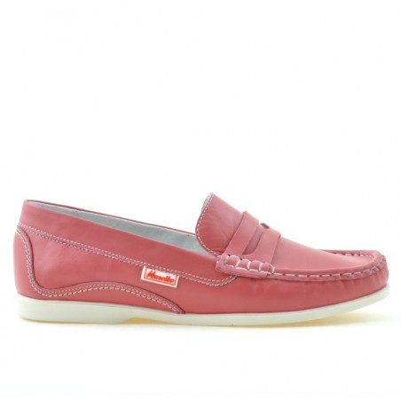 Mocasines de mujer 661 rojo coral
