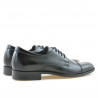 Zapatos elegantes de hombre 785 charol negro