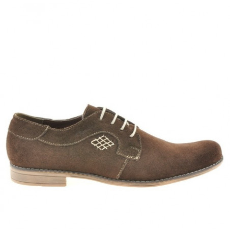 Zapatos casuales / elegantes para hombre 730 café ante