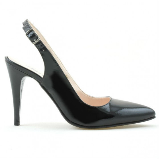 Sandalias de mujer 1249 charol negro