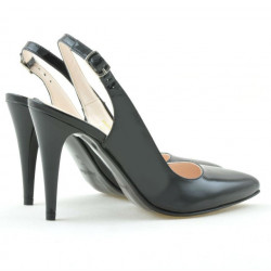 Sandalias de mujer 1249 charol negro
