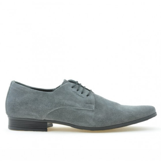 Zapatos elegantes para hombre 786 gris ante