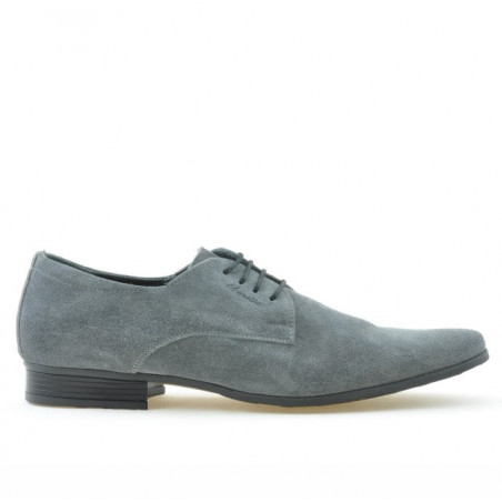 Zapatos elegantes para hombre 786 gris ante