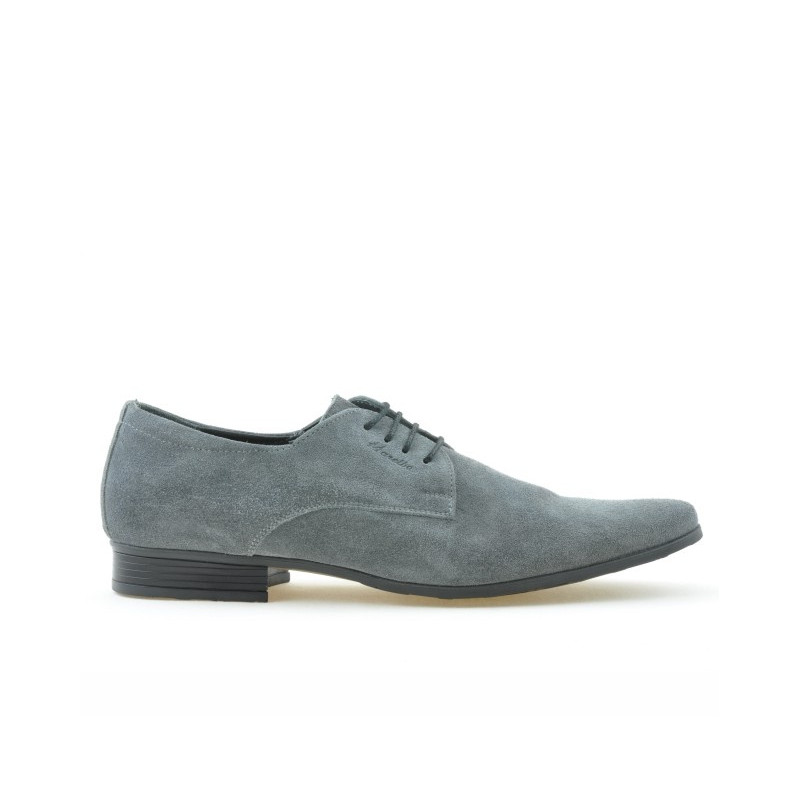 Zapatos elegantes para hombre 786 gris ante