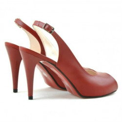 Sandalias de dama 1250 rojo