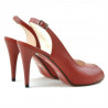 Sandalias de dama 1250 rojo