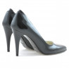Zapatos elegantes mujer 1246 charol negro satinado