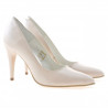 Zapatos elegantes de mujer 1246 charol marfil