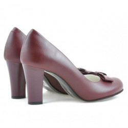 Zapatos elegantes de mujer 1245 granate