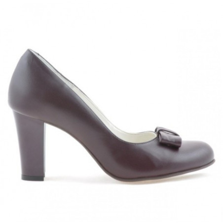 Zapatos elegantes de mujer 1245 burdeos