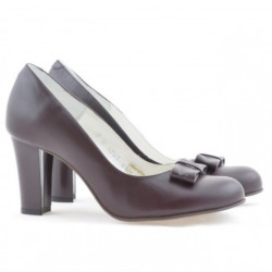 Zapatos elegantes de mujer 1245 burdeos