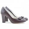 Zapatos elegantes de mujer 1245 burdeos