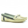 Mocasines mujer 619 beige+café