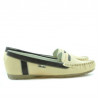 Mocasines mujer 619 beige+café