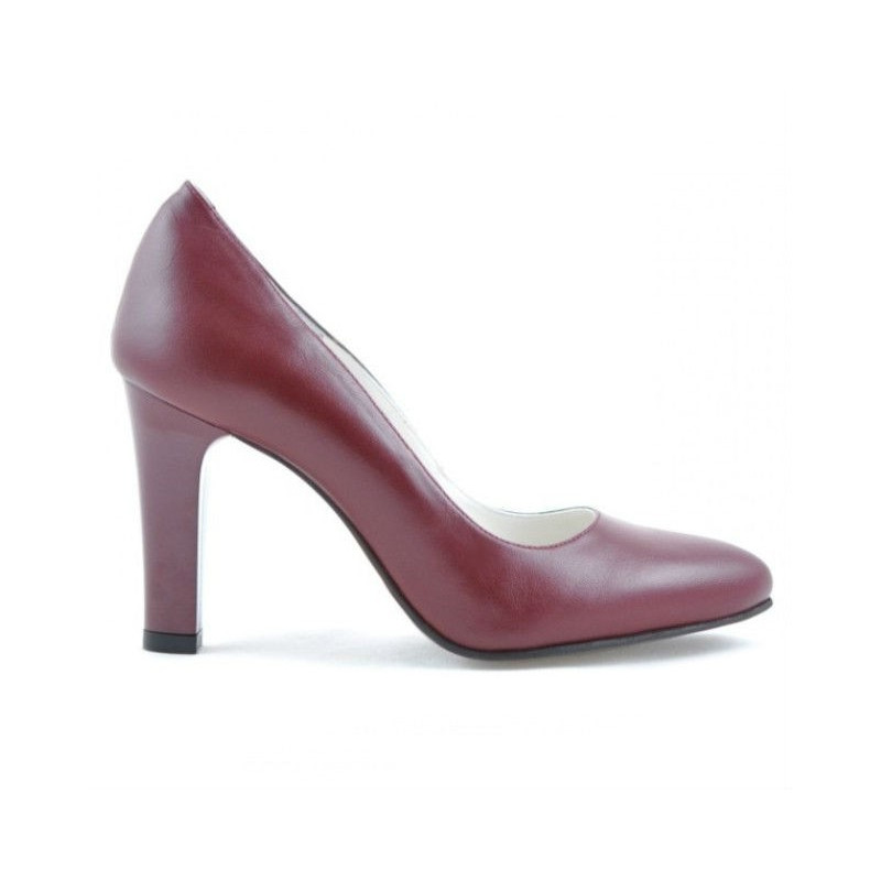 Zapatos elegantes de mujer 1243 granate