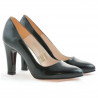 Zapatos elegantes de mujer 1243 charol negro satinado