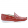 Mocasines mujer 189 rojo