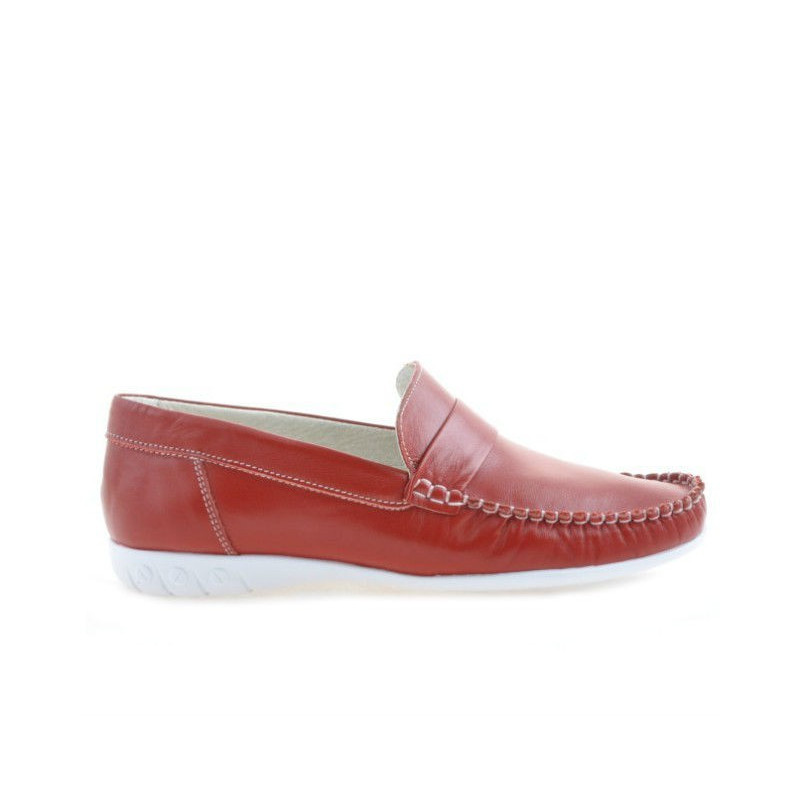Mocasines mujer 189 rojo