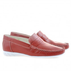 Mocasines mujer 189 rojo