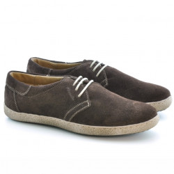 Zapatos casuales para hombres 774 café velur