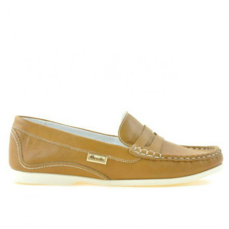 Mocasines de mujer 661 marrón encerado