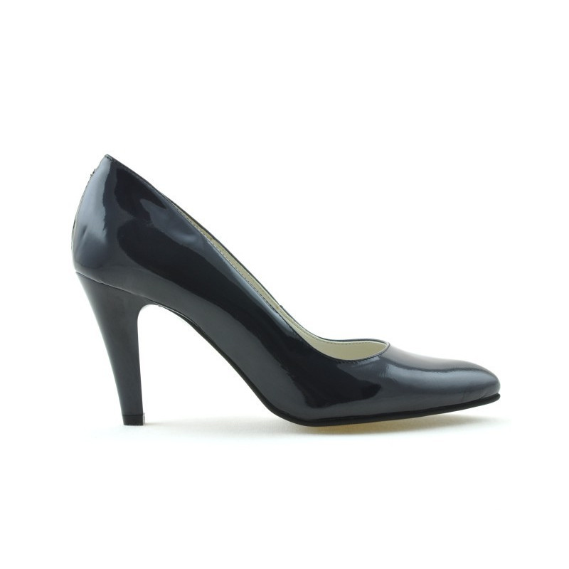 Zapatos elegantes de mujer 1234 charol índigo