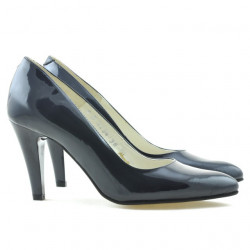 Zapatos elegantes de mujer 1234 charol índigo