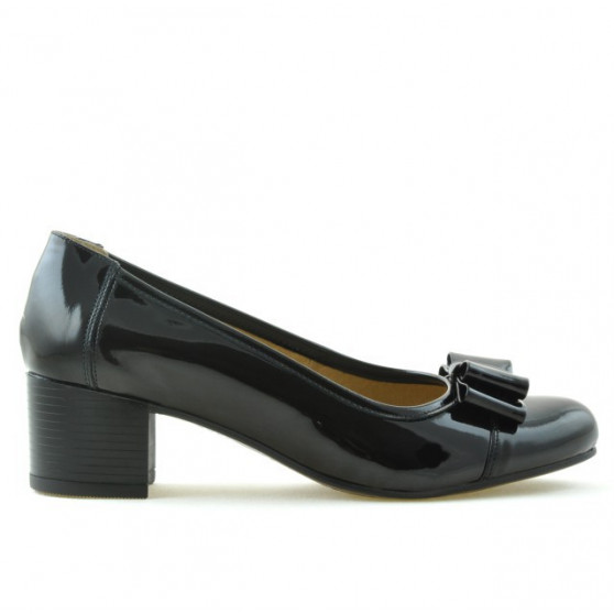Zapatos casuales/elegantes mujer 636 charol negro