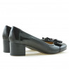 Zapatos casuales/elegantes mujer 636 charol negro