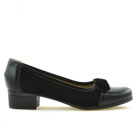 Zapatos casuales/elegantes de mujer 650 laca negro combinado