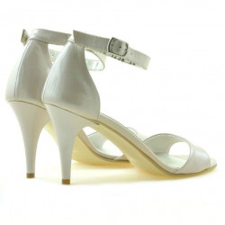 Sandalias de mujer 1238-1 charol beige nácar