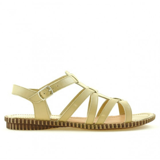 Sandalias de mujer 595 beige 1
