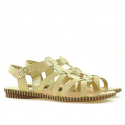 Sandalias de mujer 595 beige 1
