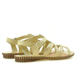 Sandalias de mujer 595 beige 1