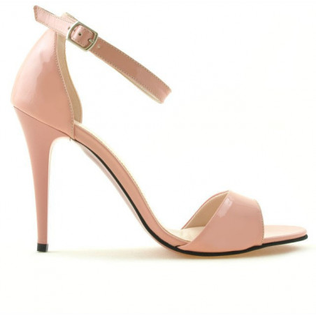 Sandalias mujer 1238 charol rosa