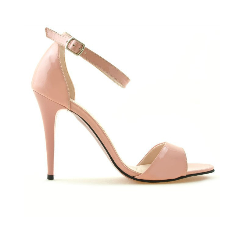 Sandalias mujer 1238 charol rosa