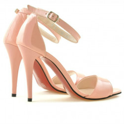 Sandalias mujer 1238 charol rosa
